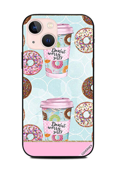 Covernex غطاء حماية لهاتف أبل آيفون 13 ميني - فتاة القلق دونات