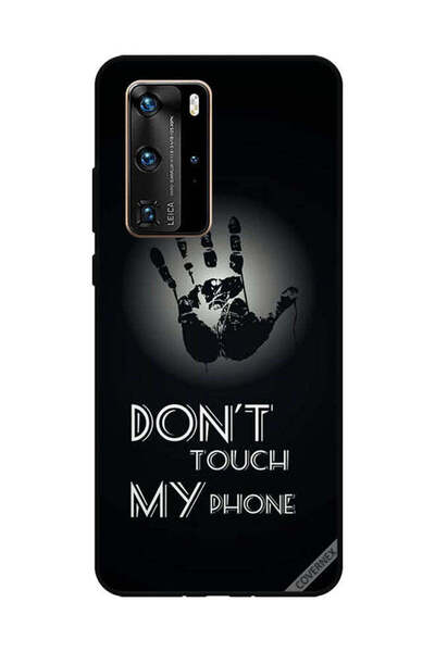 Covernex Protective Case Cover For Huawei P40 Pro Don't Touch My Phone Hand