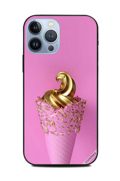 Covernex غطاء حماية لهاتف Apple iPhone 13 Pro Max - آيس كريم ذهبي