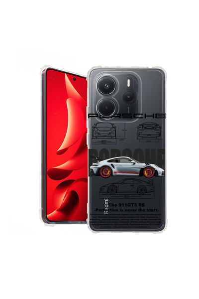 bestcase ® Carcasă antișoc pentru Xiaomi Redmi Note 14 4G, Porsche, 1938408 A...