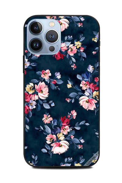 Covernex غطاء حماية لهاتف Apple iPhone 13 Pro Max مزين برسومات زهور مرسومة يد...