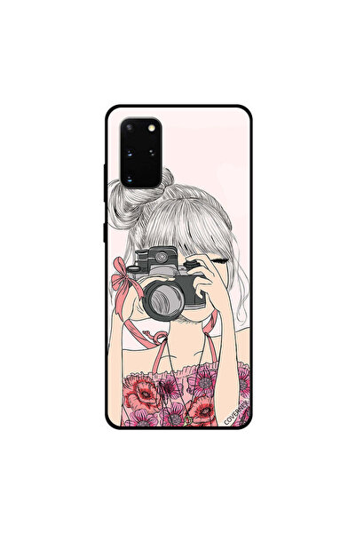 Covernex غطاء حماية لهاتف سامسونج جالاكسي S20 بلس مع صورة فتاة تنقر