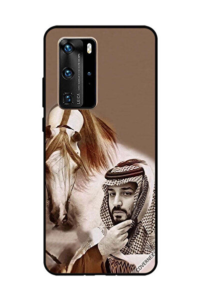 Covernex غطاء حماية لهاتف هواوي بي 40 برو محمد بن سلمان أمام حصان
