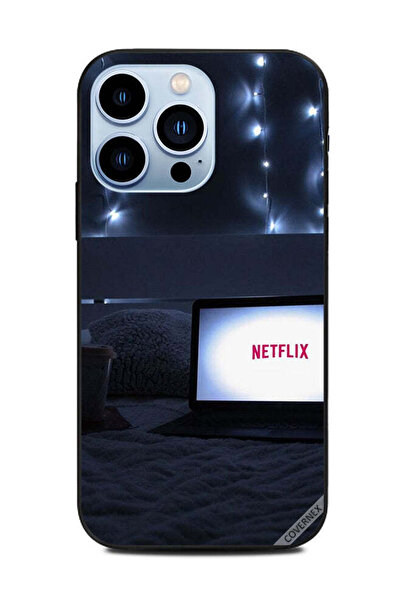 Covernex غطاء حماية لجهاز Apple iPhone 13 Pro Netflix على الكمبيوتر المحمول