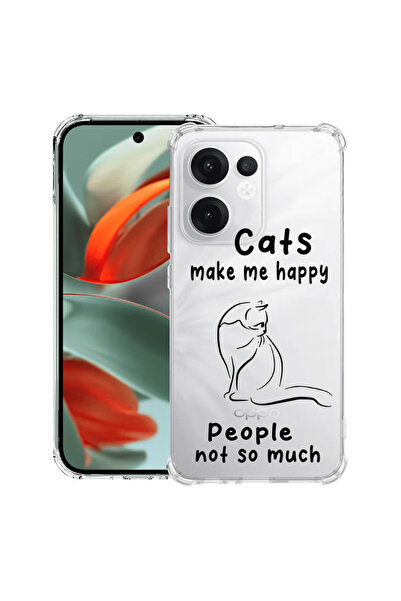 bestcase Αντικραδασμική θήκη πλάτης για OPPO Reno 14 F/FS με σχέδιο Cats And ...