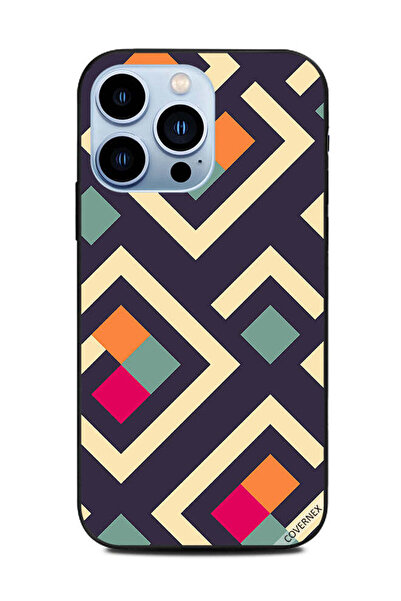Covernex غطاء حماية لهاتف Apple iPhone 13 Pro مطبوع عليه صورة مربعة