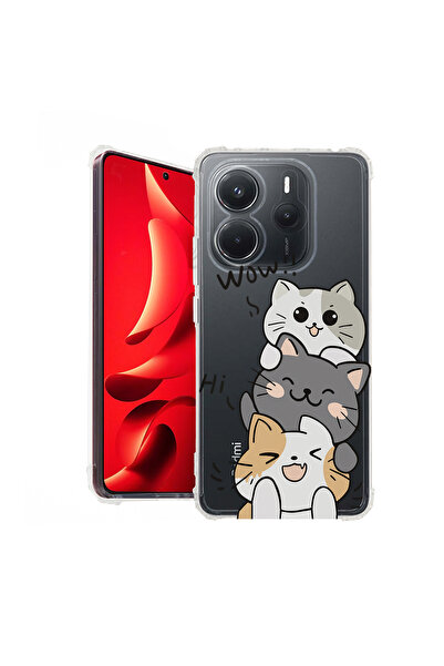 bestcase ® Удароустойчив калъф за Xiaomi Redmi Note 14 4G, Cat Wow, 1938408 A...