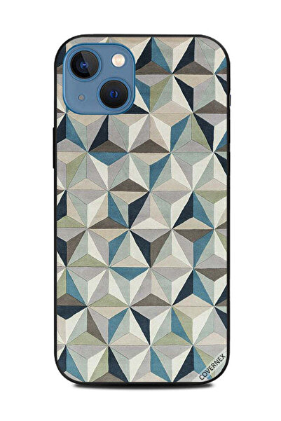 Covernex غطاء حماية لهاتف Apple iPhone 13 بنقشة الماس الأزرق
