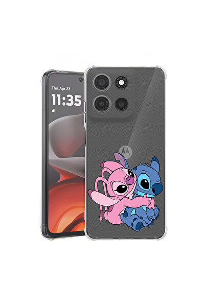 bestcase Husă antișoc pentru Motorola Edge 60 Pro cu design Angel Hugging Sti...