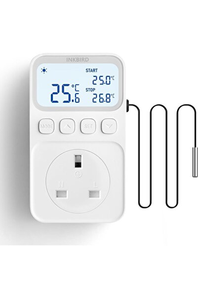 Inkbird منظم حرارة مؤقت قابل للتوصيل C216T للتحكم في درجة الحرارة والتدفئة وا...
