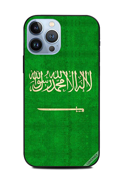 Covernex غطاء حماية لجهاز آيفون 13 برو ماكس من آبل، علم المملكة العربية السعو...