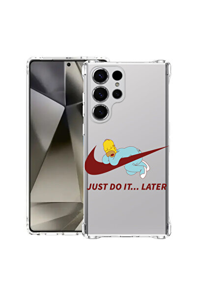 bestcase ® Αντικραδασμική θήκη για Samsung Galaxy S23 Ultra, Just Do It Later...