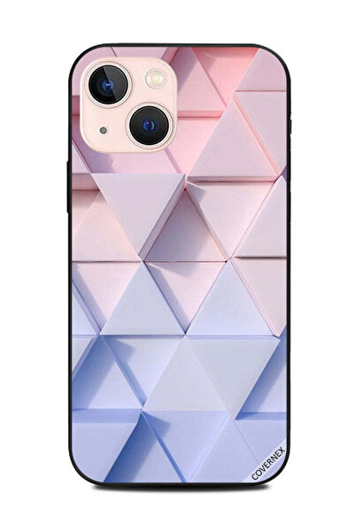 Covernex غطاء حماية لهاتف Apple iPhone 13 Mini بنمط أشكال مثلثة