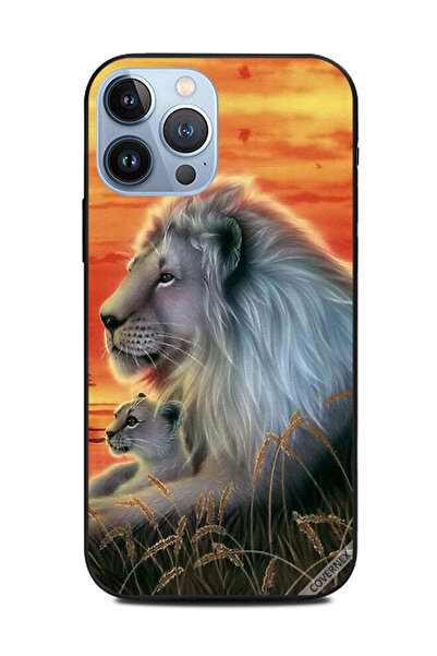 Covernex غطاء حماية لهاتف Apple iPhone 13 Pro Max الأسد وابنه