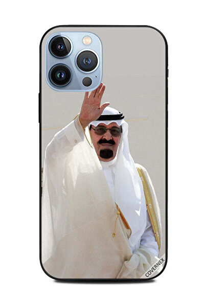 Covernex غطاء حماية لهاتف أبل آيفون 13 برو ماكس الملك عبدالله يرفع يده