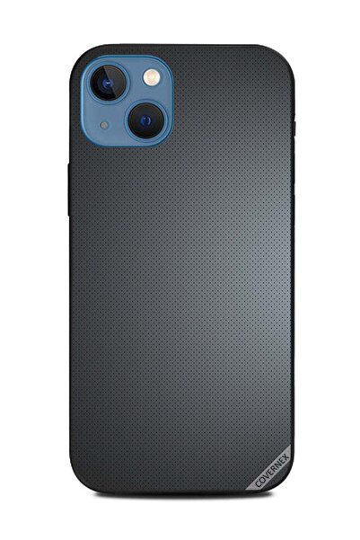 Covernex غطاء حماية لهاتف Apple iPhone 13 أسود بنقشة منقط فاتح