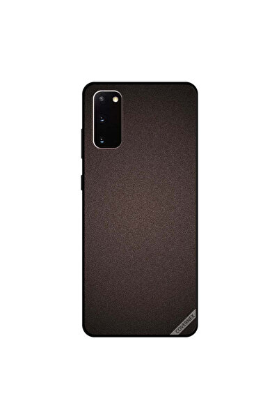 Covernex غطاء حماية لهاتف سامسونج جالكسي S20 بنمط بني داكن