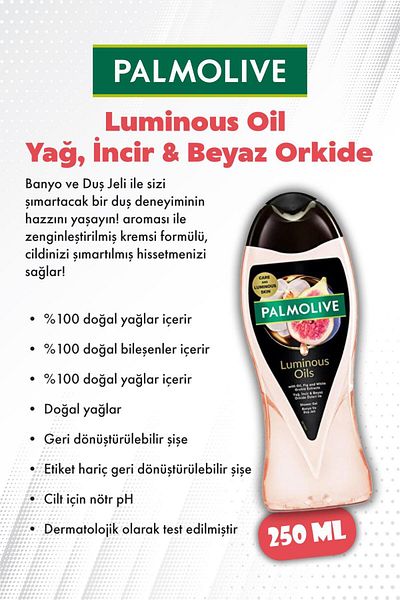 Palmolive Buy 5 Pay 4 Fig and White Orchid Extract 250 ml Shower Gel and Rosie