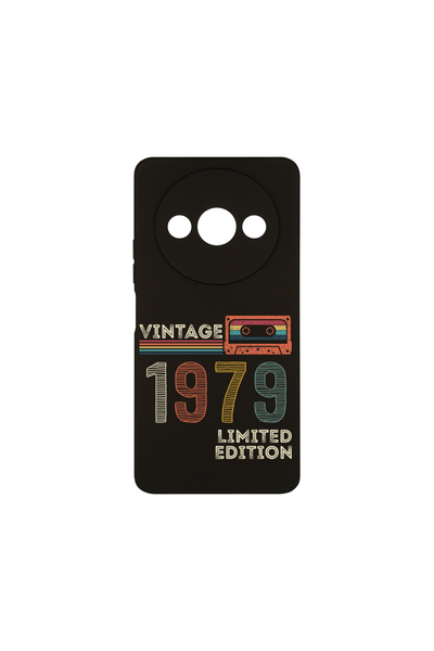 bestcase ® Husa Slim Silicon pentru Xiaomi Redmi A3, 1979 - Vintage Tape, 178...