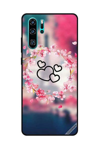 Covernex غطاء حماية لهاتف هواوي بي 30 برو قلوب سوداء