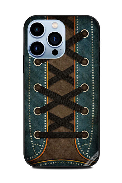 Covernex Protective Case Cover For Apple iPhone 13 Pro Vintage Shoe Tied