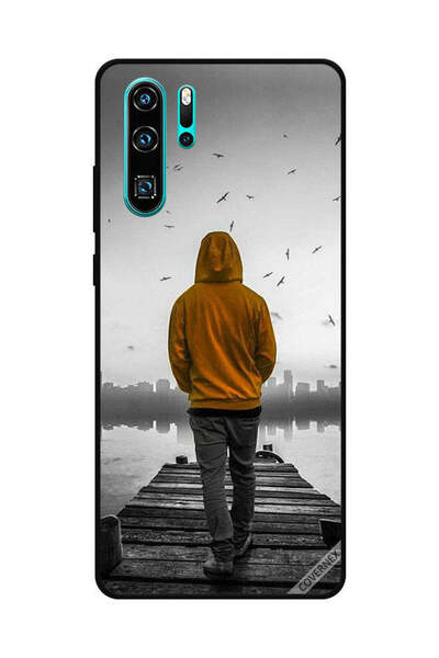 Covernex غطاء حماية لهاتف هواوي P30 Pro - فتى حزين يمشي