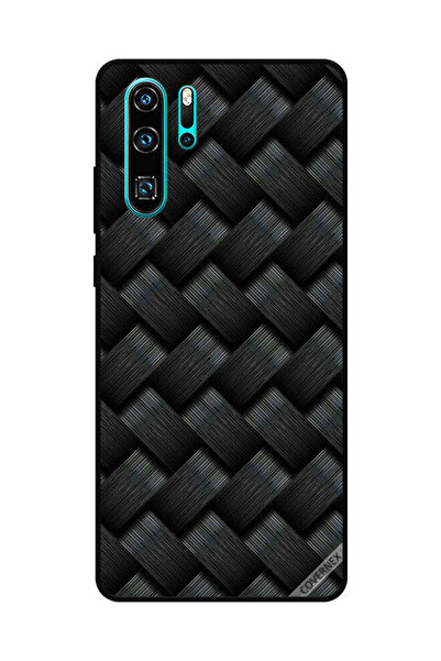 Covernex غطاء حماية لهاتف هواوي بي 30 برو بنقشة خطوط سوداء