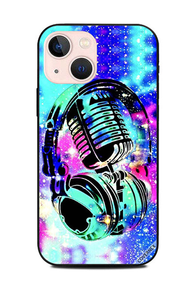 Covernex غطاء حماية لهاتف Apple iPhone 13 Mini أسود مع سماعة رأس ومايكروفون