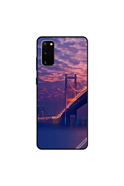 Covernex غطاء حافظة Samsung Galaxy S20 يضيء في المساء على الجسر