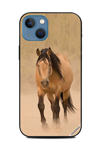 Covernex غطاء حماية لجهاز ابل ايفون 13 - سباق الخيل البني