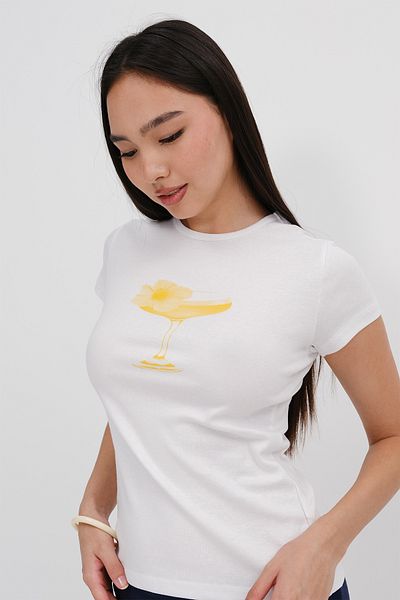 Addax Goblet Printed T-Shirt P1803