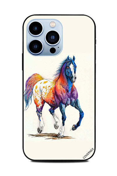 Covernex غطاء حماية لهاتف Apple iPhone 13 Pro - حصان ملون