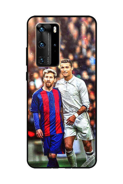 Covernex غطاء حماية لهاتف هواوي بي 40 برو ميسي ورونالدو