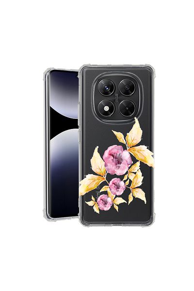 bestcase ® Anit Shock Case For Xiaomi Redmi Note 14 Pro 4G, Pastel Flowers, 1997764 AS 1893