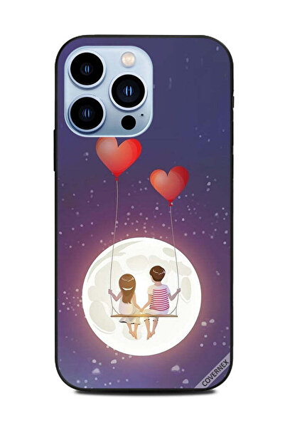 Covernex غطاء حماية لهاتف Apple iPhone 13 Pro يحمل بالونات على شكل قلب