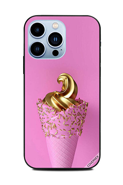 Covernex غطاء حماية لهاتف Apple iPhone 13 Pro باللون الذهبي الآيس كريم
