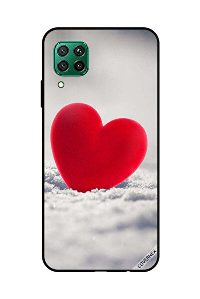 Covernex غطاء حماية لهاتف هواوي نوفا 7i / P40 لايت - قلب أحمر جميل