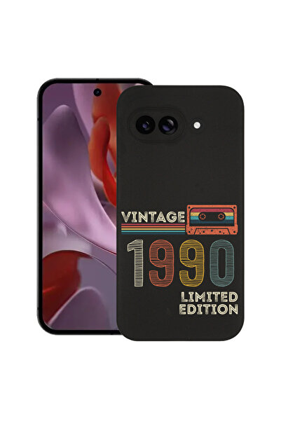 bestcase ® Husa Slim Silicon pentru Google Pixel 9a, 1990 - Vintage Tape, 192...