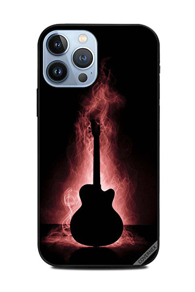 Covernex غطاء حماية لهاتف Apple iPhone 13 Pro Max انعكاس جيتار في الظلام
