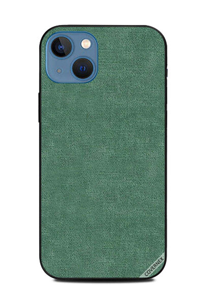 Covernex غطاء حماية لهاتف Apple iPhone 13 بنمط جلدي أخضر