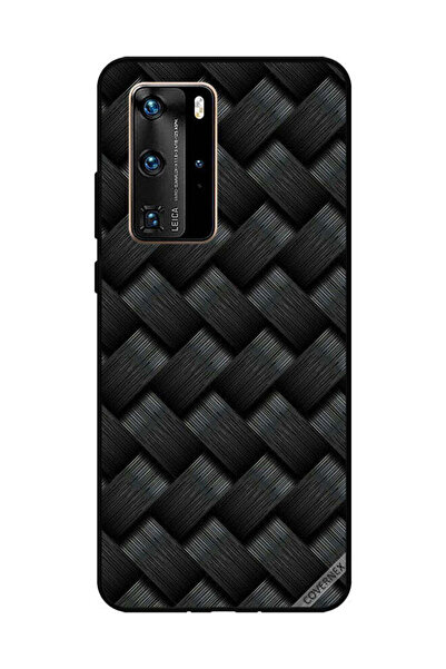 Covernex غطاء حماية لهاتف هواوي بي 40 برو بنقشة خطوط سوداء