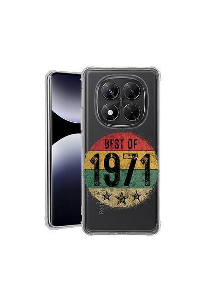 bestcase ® Anit Shock Case For Xiaomi Redmi Note 14 Pro 4G, Best Of 1971, 1997764 AS 1904