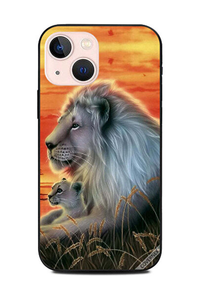 Covernex غطاء حماية لهاتف أبل آيفون 13 ميني الأسد وابنه
