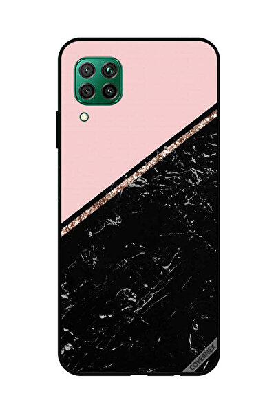 Covernex Protective Case Cover For Huawei Nova 7i / P40 Lite Black Marble & G...
