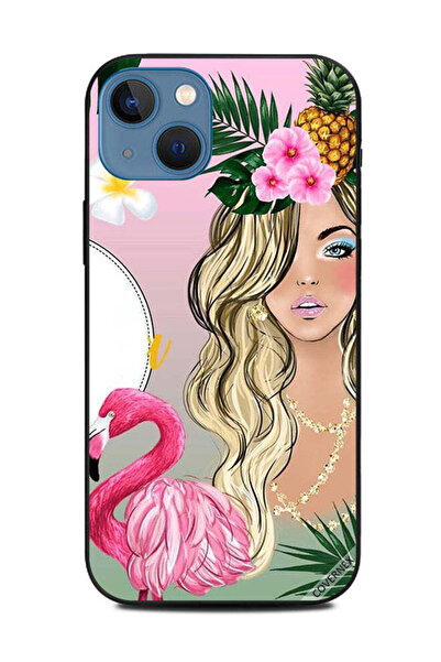 Covernex غطاء حماية لهاتف Apple iPhone 13 فتاة يونيكورن وشعلة