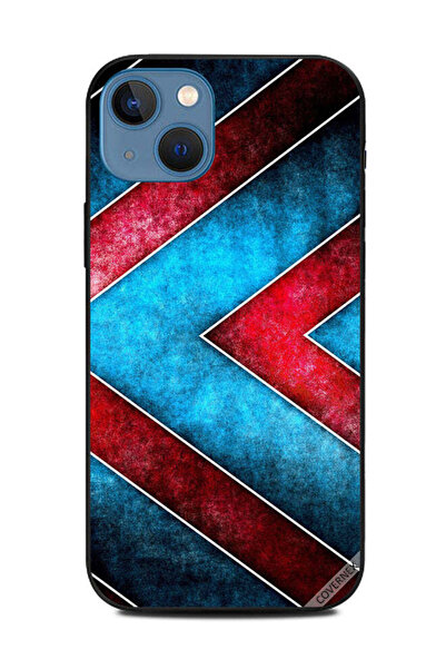 Covernex غطاء حماية لهاتف Apple iPhone 13 - أسهم حمراء وزرقاء