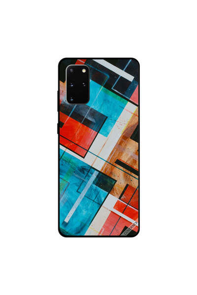Covernex غطاء حماية لهاتف سامسونج جالكسي S20 بلس بنمط مربع ملون