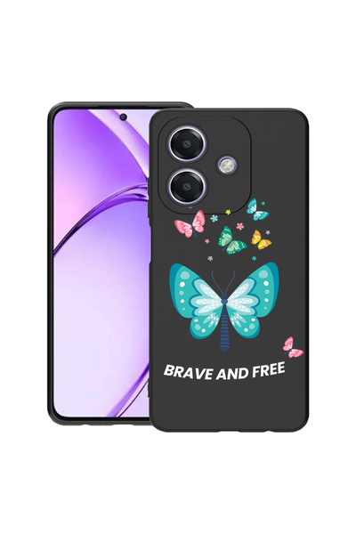 bestcase ® Husa Slim Silicon pentru OPPO A40 / A40M / A60 5G, Butterflies, 19...