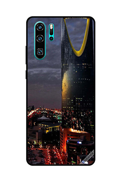 Covernex غطاء حماية لهاتف هواوي بي 30 برو منظر برج الفيصلية في المساء