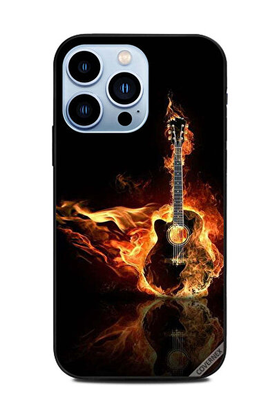 Covernex غطاء حماية لهاتف Apple iPhone 13 Pro Fire Guitar
